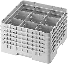 Cambro (9S958151) 9 Compartment Stemware & Tumbler Glass Rack - Camrack®