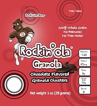 Rockinola Chocolate Granola, 28 Gram -- 250 per case.