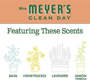 Liquid Hand Soap Geranium 12.5 Fl Oz. by Mrs. MEYER'S – 12.5 Fl Oz (Pack of 1), Pack of 36, Model 808124131040