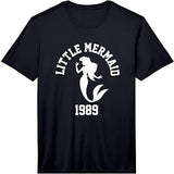 Disney The Little Mermaid Princess Ariel Collegiate 1989 Performance T-Shirt