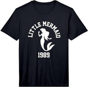 Disney The Little Mermaid Princess Ariel Collegiate 1989 Performance T-Shirt
