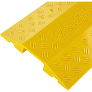 1-Channel Drop Over Cable Protector by Global Industrial – Polyvinyl Chloride, Yellow, Model TSH30109OR