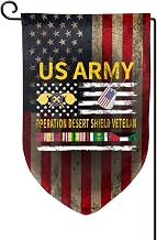 Us Chemical Corps Operations Desert Shield Veteran Stylish Garden Flag 12.5x18 Inches Outdoor Yard Patio Décor5