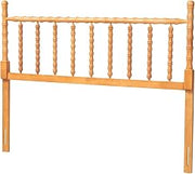 Baxton Studio Edaline Bamboo Motif Headboard Crafted Wood Panel King Oak Brown