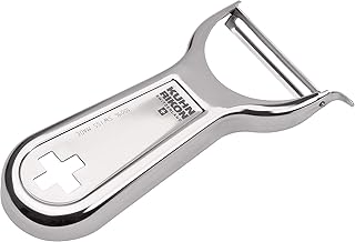 Kuhn Rikon Swiss Metal Peeler 4”, Stainless Steel