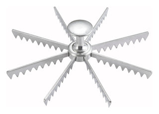 Winco Aluminum Pie Marker, 8 Cut, Silver