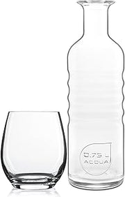 Luigi Bormioli Optima 6-Piece Water Set with Free Water Carafe