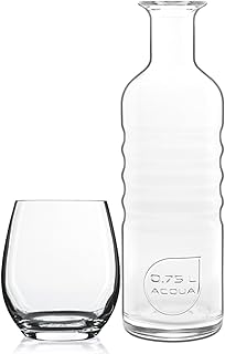 Luigi Bormioli Optima 6-Piece Water Set with Free Water Carafe