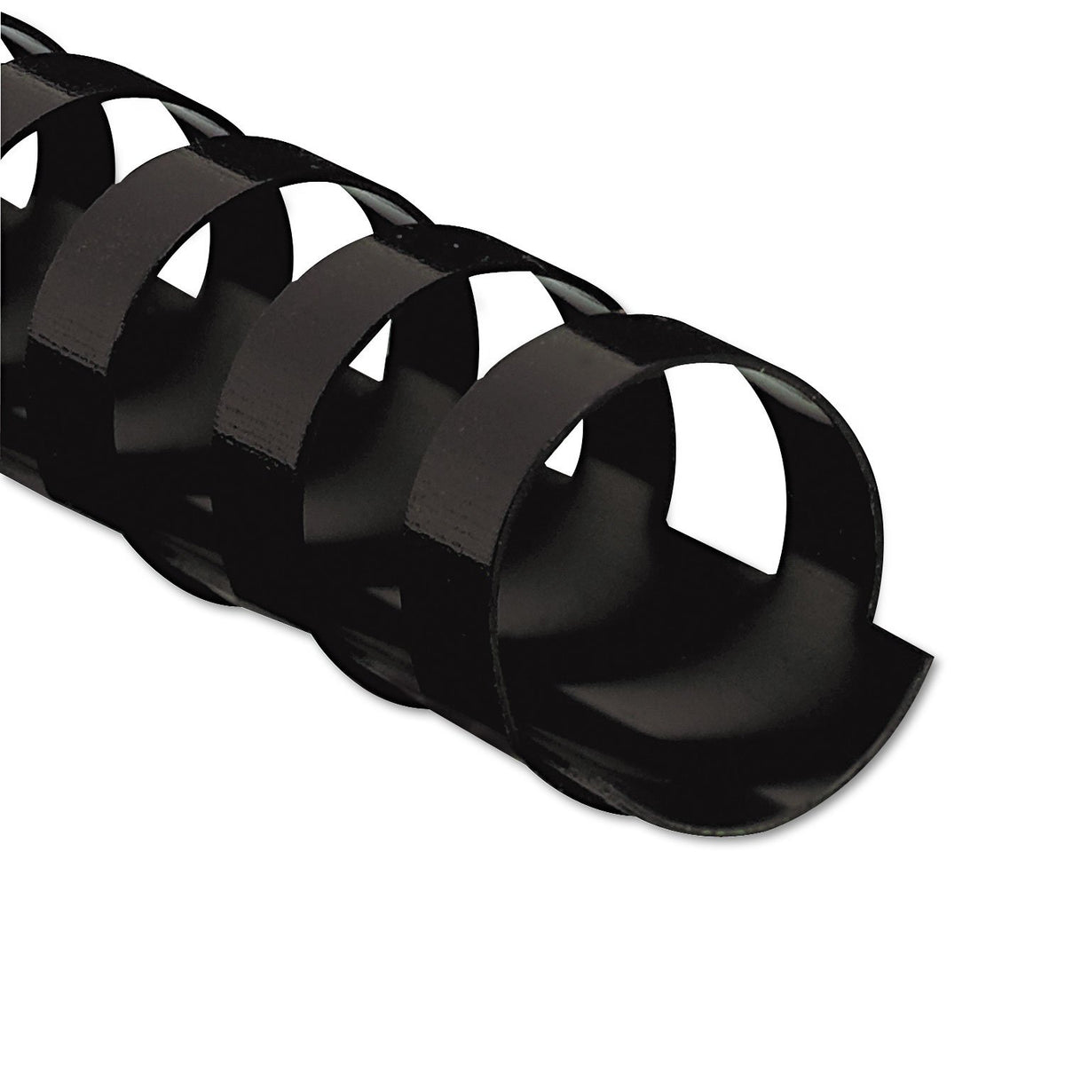 1/2in Black Binding Combs (25 Pack) by Fellowes – 1/2", 0.5 inches, Plastic, Black, Model 52323