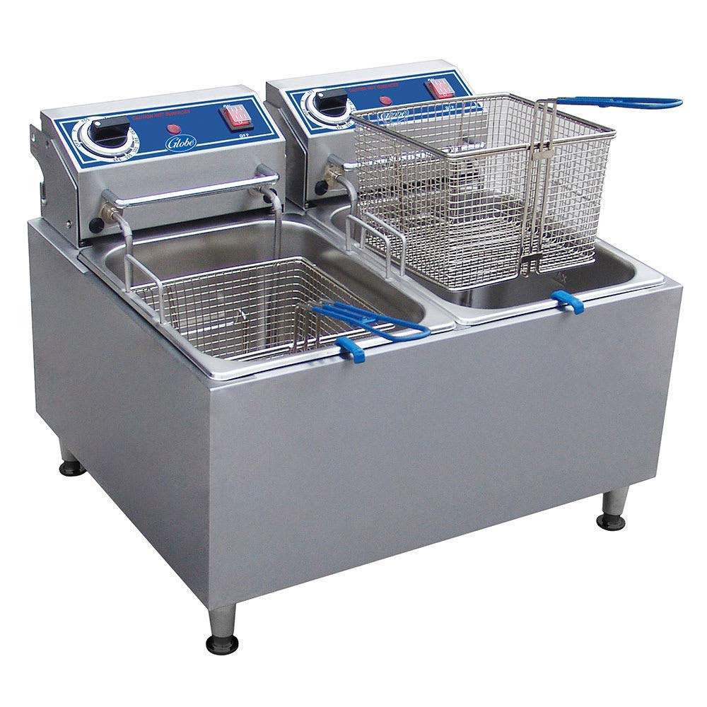 Countertop Fryer - Electric by Globe Food Equipment – Stainless Steel, Model PF32E