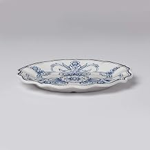 Inc. American Metalcraft BLUP8 Scalloped Vintage Floral Plate, Isabella Collection, 8 3/4-Inch Diameter