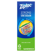 Sandwich Bags by Ziploc – 40 Count (Pack of 1), Plastic, Green, Pack of 40, Model 1139