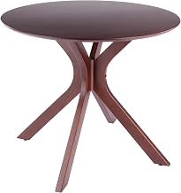Winsome Lexa Dining Table with Splayed Legs in Walnut Finish