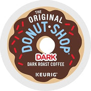 The Original Donut Shop Dark, Keurig Single Serve K-Cups, Dark Roast Coffee Pods, A Devilishly Delicious, Extra Bold Brew ROAST! Fully Flavored and easy going - Simply Great Coffee!