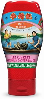 Lee Kum Kee Premium Oyster Sauce Squeeze Bottle (17.6 oz - 1 Pack) Rich & Savory, All-Purpose Seasoning | Perfect for Stir-Frying, Drizzling, Grilling, Roasting, Glazing & Marinades