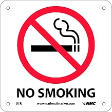 Graphic Facility Signs - No Smoking - Plastic 7x7
