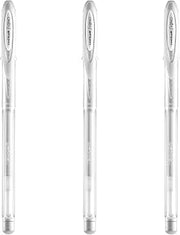 Uni-Ball Signo Angelic UM-120AC Gel Ink Pen 0.7 mm, White Ink, 3 Pens per Pack