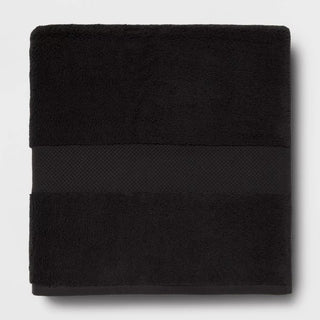 Threshold Performance Plus Heavyweight Cotton Terry Washcloths by Generic – Washcloths, Cotton, Black, Model 191908978871