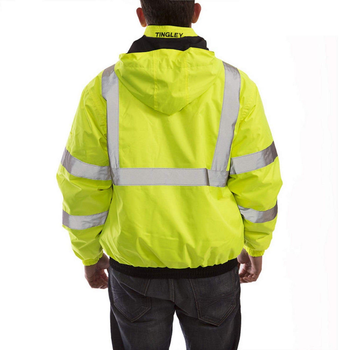 Rubber J26112 Bomber II Lime Green Winter Jacket (1 Case/12 Jackets) (Large) by TINGLEY – Polyester, Green, Pack of 12