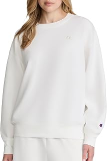 Champion Women's Crewneck Pullover, Standard Fit, Midweight Stretch Fabric