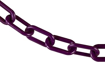 Mr. Chain Plastic Barrier Chain, Purple, 500 ft Length (50023-500)