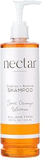 World Amenities Nectar Pump Bottle Hair Shampoo - Orange Blossom Balancing Shampoo with Vitamins and Minerals