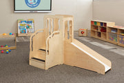 Mini Loft by Jonti-Craft – 44" High X 64" Wide X 37.5" Deep, Wood, Natural Wood, Model 9758JC