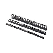 Binding Combs Plastic Black 3/4 Inch 25 Pack () by Fellowes – 3/4 Inch, Plastic, Black, Model 52509