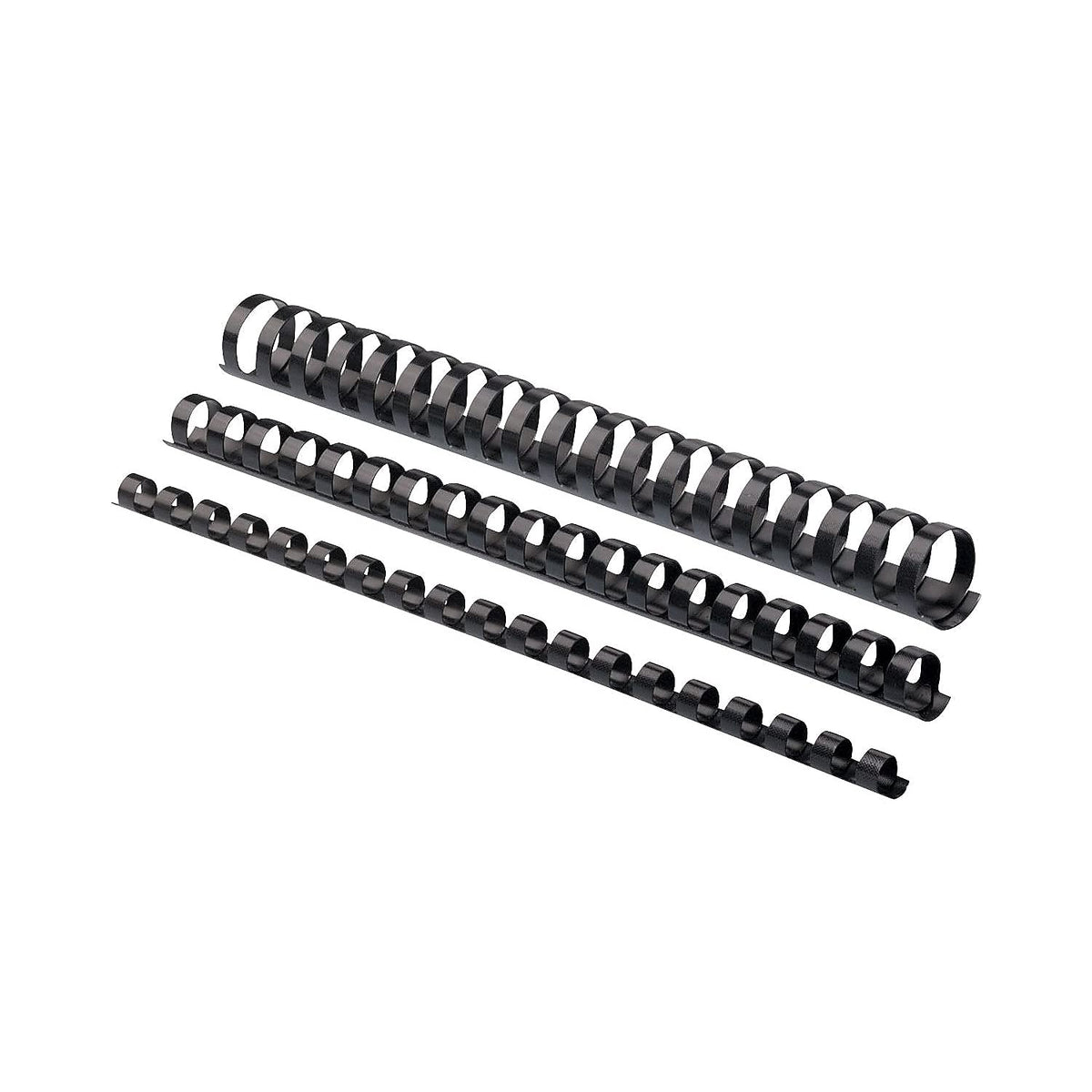 Binding Combs Plastic Black 3/4 Inch 25 Pack () by Fellowes – 3/4 Inch, Plastic, Black, Model 52509