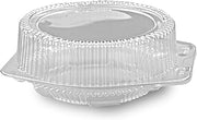 DFI Detroit Forming OPS Plastic Food Container Clear, 9.4" Top Outside x 8.9" Top Inside x 5.75" Bottom Inside | 100/Case