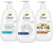Dove Hand Wash Variety 3-Pack (Shea Butter & Warm Vanilla, Deep Moisture + Antibacterial) – Moisturizing Hand Soap Liquid Set, Home Essentials, Office Supplies, 12 Oz Ea
