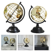 Educational World Globe Decoration Metal Featurings Geometrics Wire Framework by APGLSXY – Small, Multicolor, Model 5AC1112957-S_DLQ2