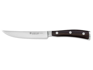 Ikon 4.5" Steak Knife by Wüsthof – 4.5", High Carbon Stainless Steel, Black, Model 1010531712