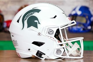 Michigan State Spartans SpeedFlex Helmet - Matte White