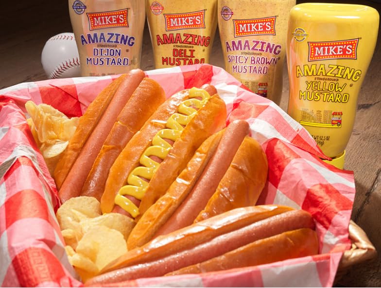 Yellow Mustard (12.5) by Mike's Amazing – 12.5 ounces, Model kehe-850018711432-1.67