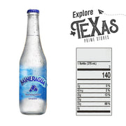 12-Pack of Mineragua Mineral Water Glass Bottle 12 fl oz by Jarritos – 12 Fl Oz (Pack of 12), yellow, Pack of 12