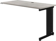 Global Industrial 48" W x 24" D Right Handed Return Table, Rustic Gray