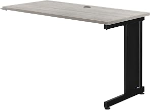 Global Industrial 48" W x 24" D Right Handed Return Table, Rustic Gray
