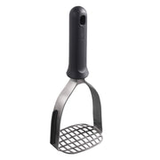 Zyliss Potato Masher, Stainless Steel Head, Gray Wheat Straw Handle