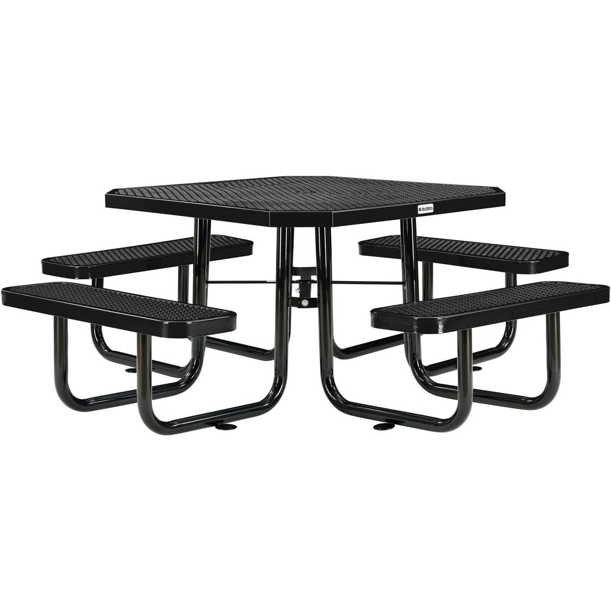 Global Industrial Black / Industrial / 1 Picnic Tables