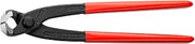 KNIPEX Tools - Concreters' Nippers, Plastic Coated (9901220), 8-3/4 inches