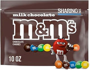 Milk Chocolate Candy Sharing Size Bag, 10 oz | M&M'S milk chocolate candy for snacking; sharing size candy bag for home, pantry, office, movie snacks, desserts