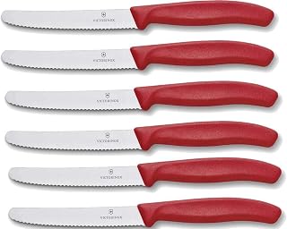 Victorinox Victorniox Swiss Classic Knife Set Of 6 Red