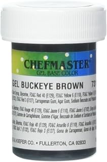 Chefmaster Gel Food Color, 1-Ounce, Brown