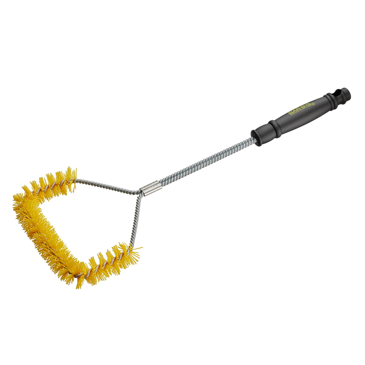 U-Shaped Grill Brush Powered by Scrub Daddy by Mr. Bar-B-Q – Nylon, Black and Yellow, Model 60404SDZ