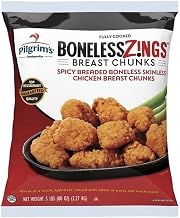 Pierce Chicken Fully Cooked Boneless Spicy Breaded Chicken Chunks, 5 Pound -- 2 per case.