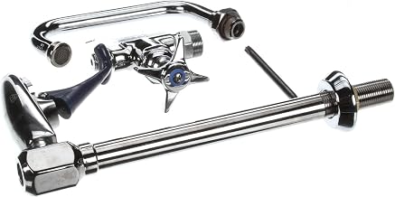 T&S Brass B-1225 Glass and Pitcher Filler Push Back Design for Glasses and 6-Inch Swing Nozzle for Pitcher