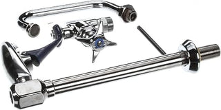 T&S Brass B-1225 Glass and Pitcher Filler Push Back Design for Glasses and 6-Inch Swing Nozzle for Pitcher