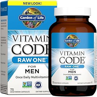 Garden of Life Vitamin Code RAW ONE for Men Once Daily Multivitamin