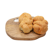 Emanuel Oval Challah Board, Natural Wood with Stainless Steel Bowl, 15.75 x 15 Inches
